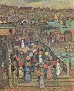 Ponte della Paglia in Venice (mk09 Maurice Prendergast